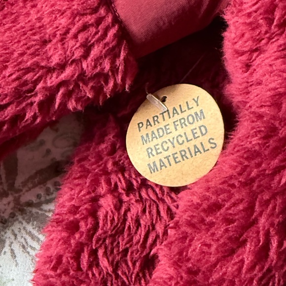 New with Tags PINK Victoria's Secret Burgundy Half-Zip Fleece - Picture 9 of 16